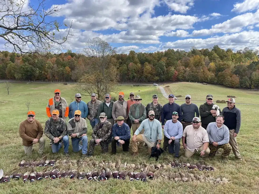 A full group at the end of the hunt